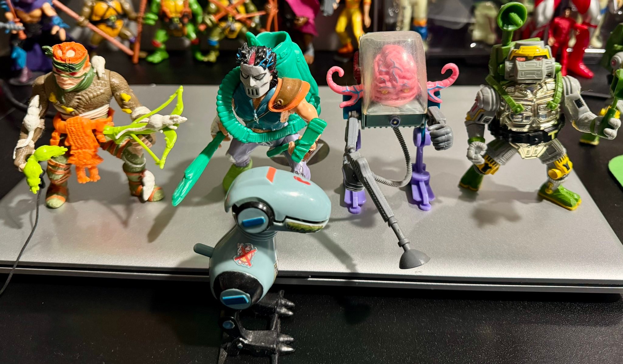 Vintage TMNT Krang 14 Back Unpunched MOC Action Figure. Released
