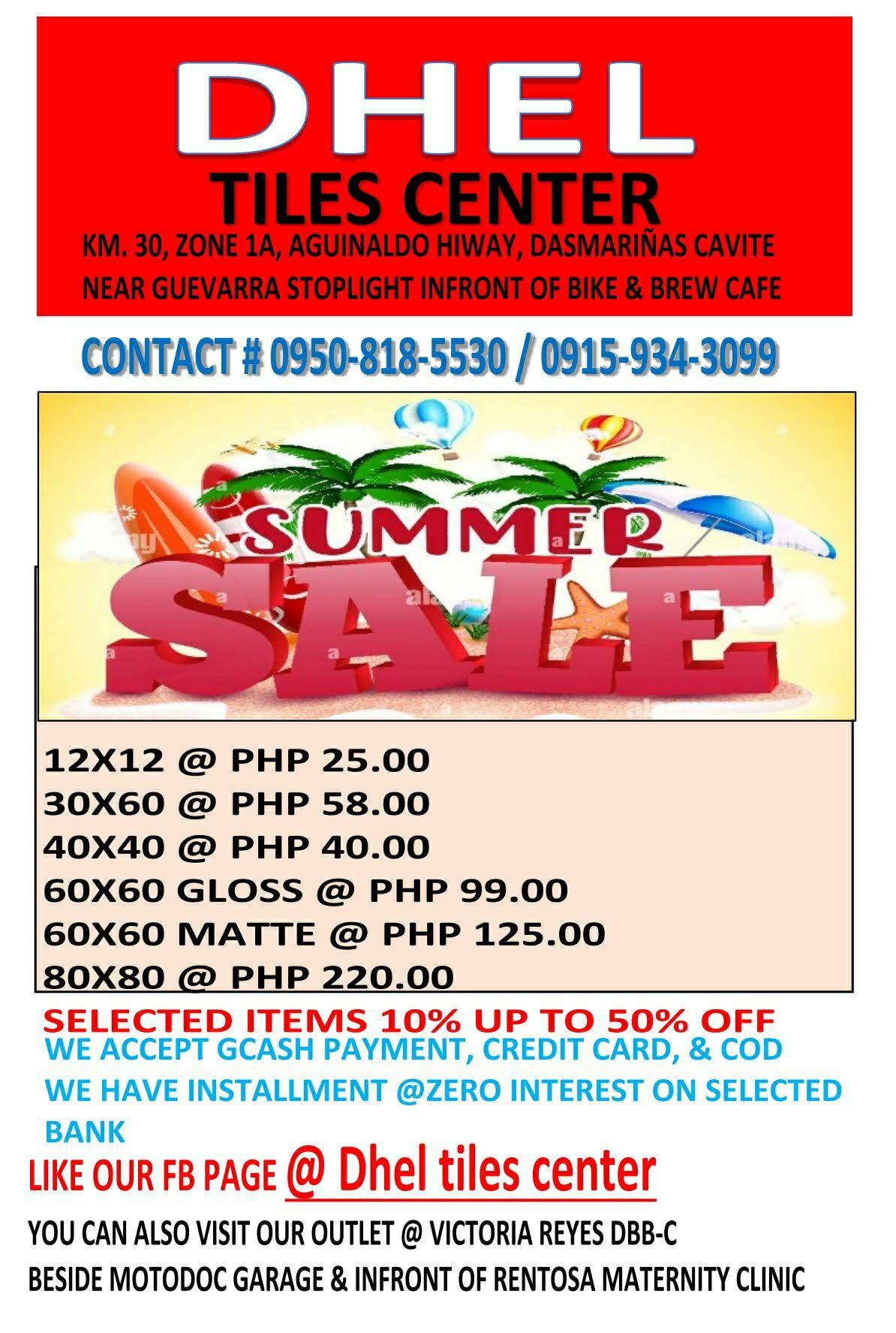 Dhel Tiles Center | Dasmariñas