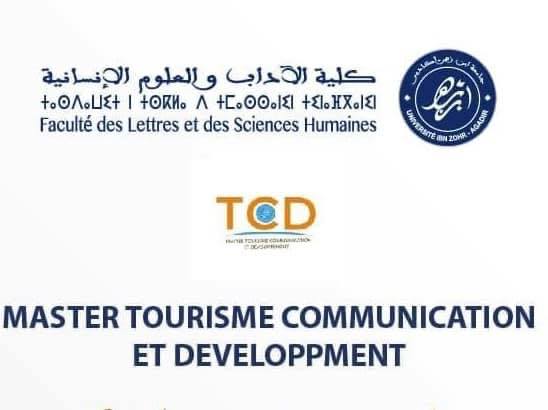 Master Tourisme,Communication et Développement-TCD | Agadir