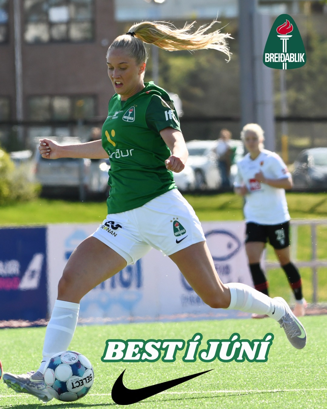 Knattspyrnudeild - Birta Georgsdóttir er leikmaður júní mánaðar hjá ...