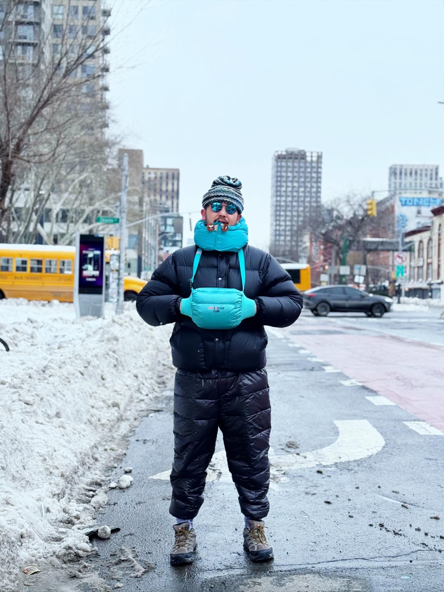 In New York” ニューヨーク🇺🇸に昨晩から入り、今日から色々と🔥 極寒