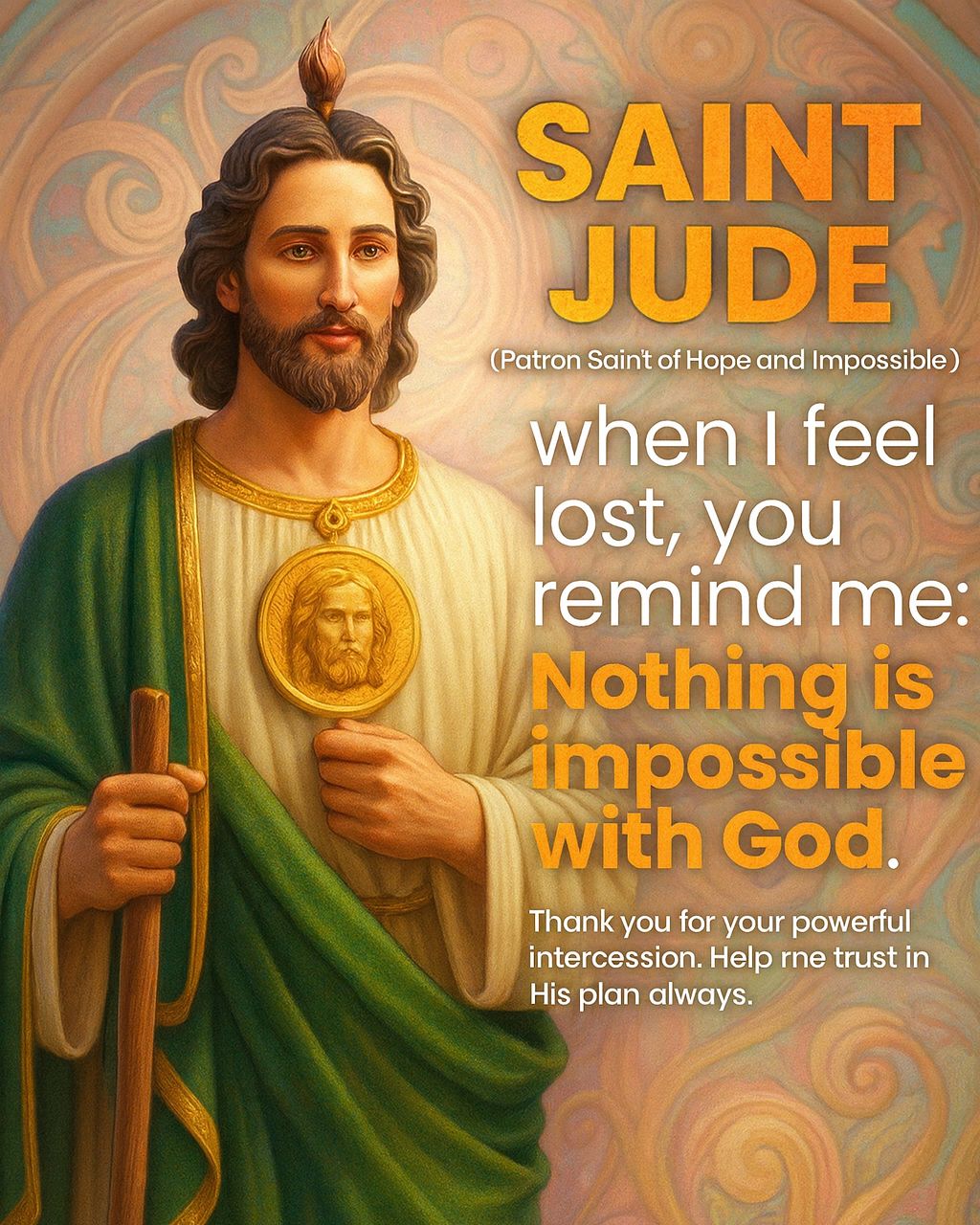 SAINT JUDE (Patron Saint of Hope and... - The Divine Mercy | Facebook