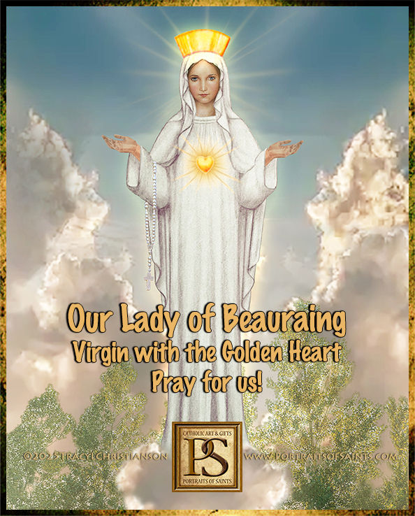 Our Lady of Beauraing Virgin with... - Portraits of Saints | Facebook
