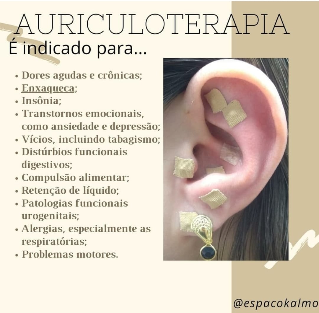 Espaço Kalmô - A auriculoterapia é baseada na análise da...