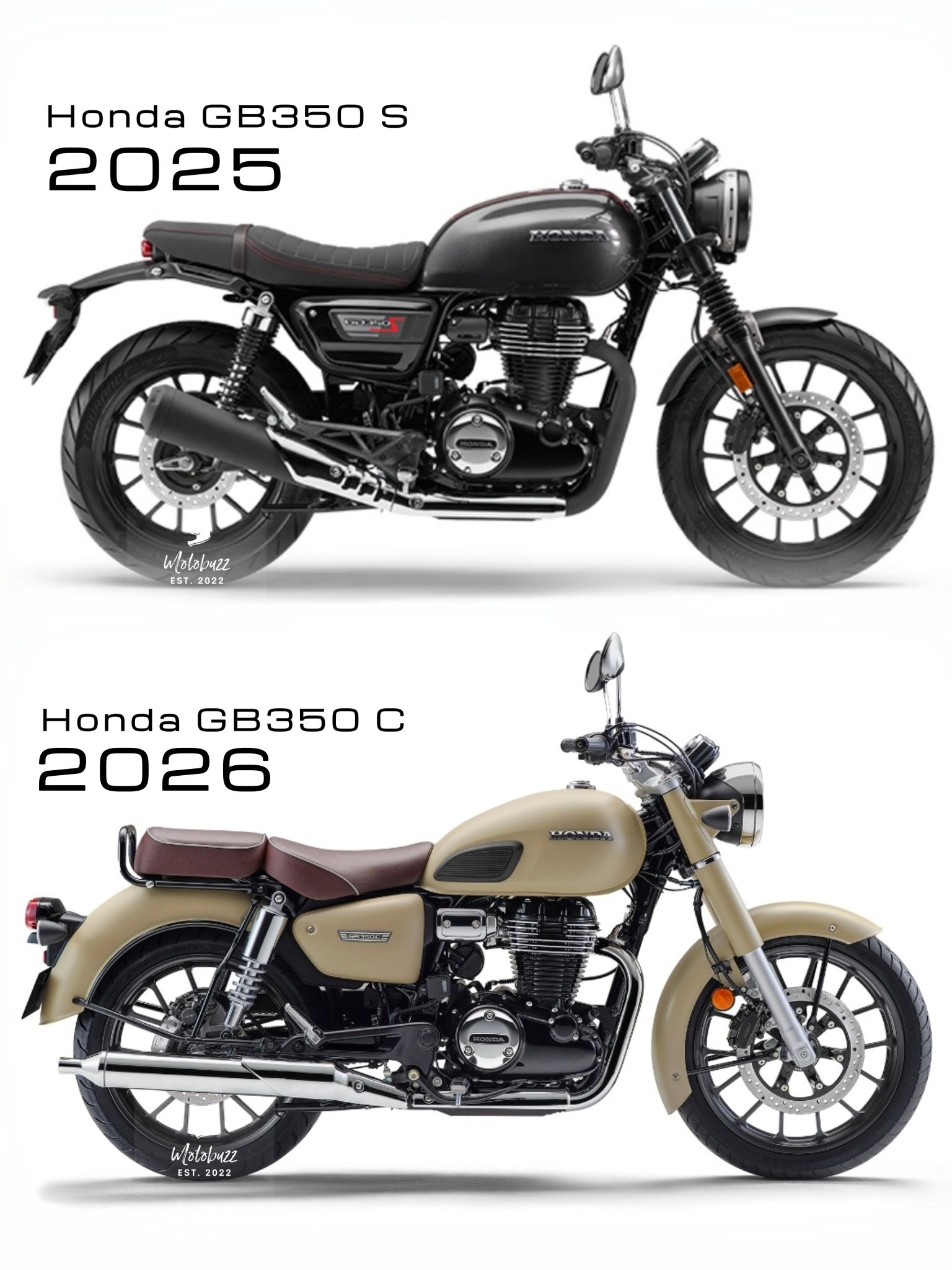 Honda GB350 S 2025 vs GB350 C 2026 — Modern Rebel or Classic Soul 
