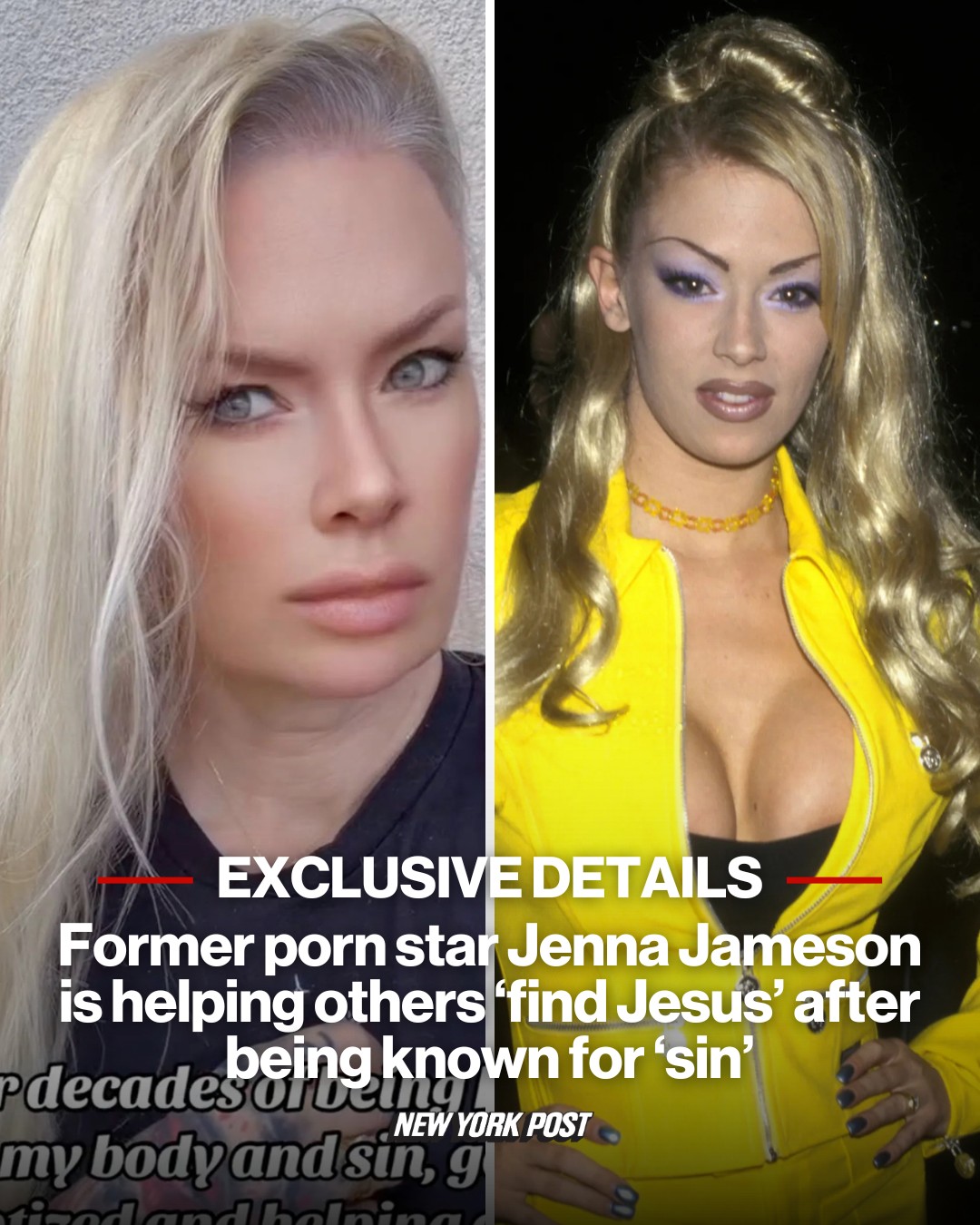 The former porn film star shared... New York Post Lifestyle Facebook