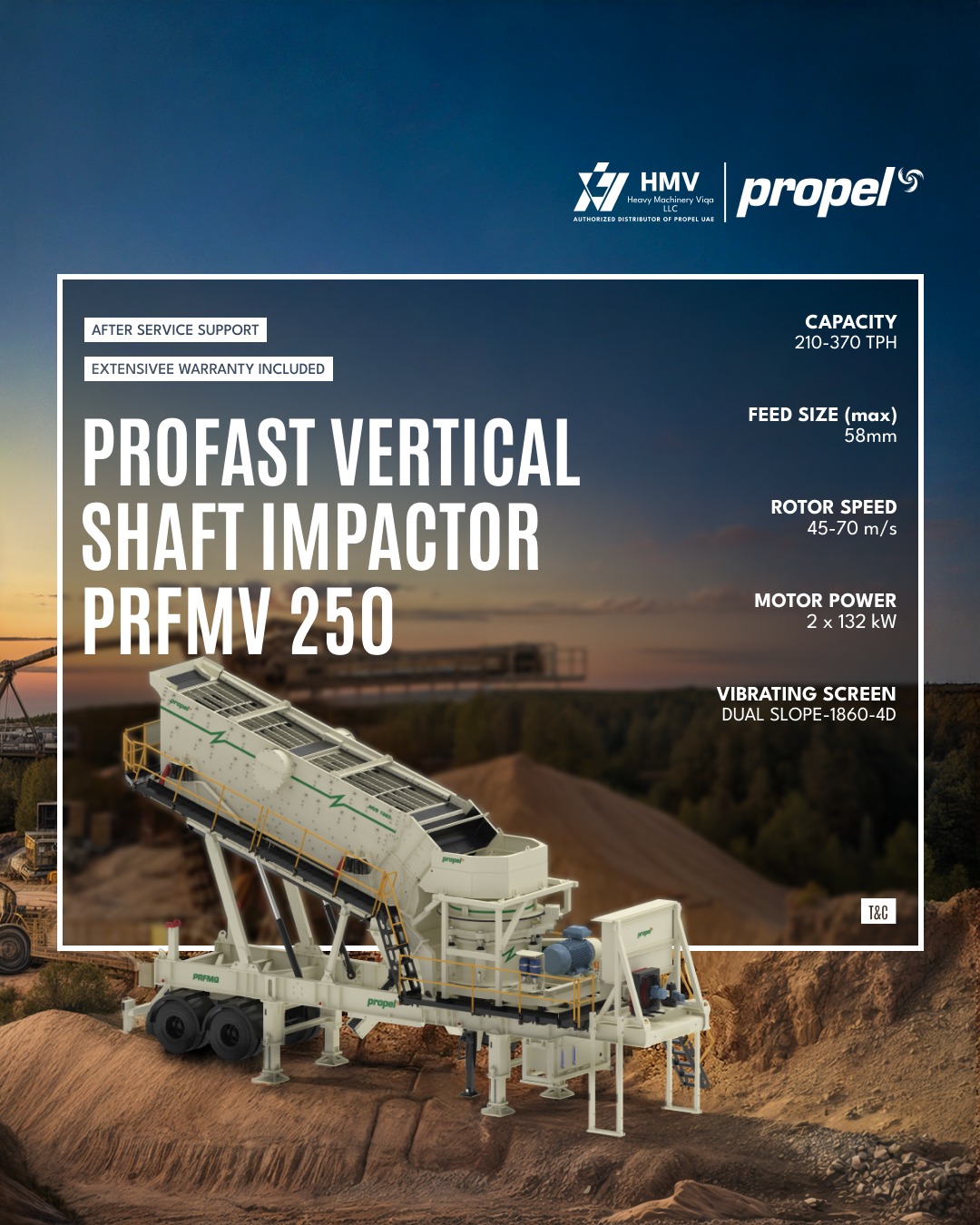 Heavy - 🔹Introducing the Profast Vertical Shaft Impactor PRFMV 250🔹 HMV ...