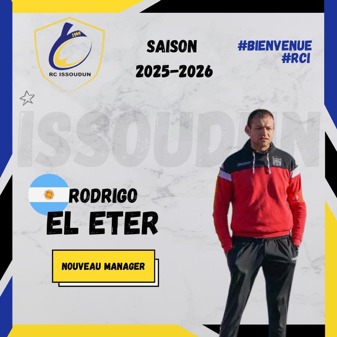 Rugby - NOUVEAU MANAGER DU GROUPE SENIOR : RODRIGO EL ETER 🇦🇷 Comme ...