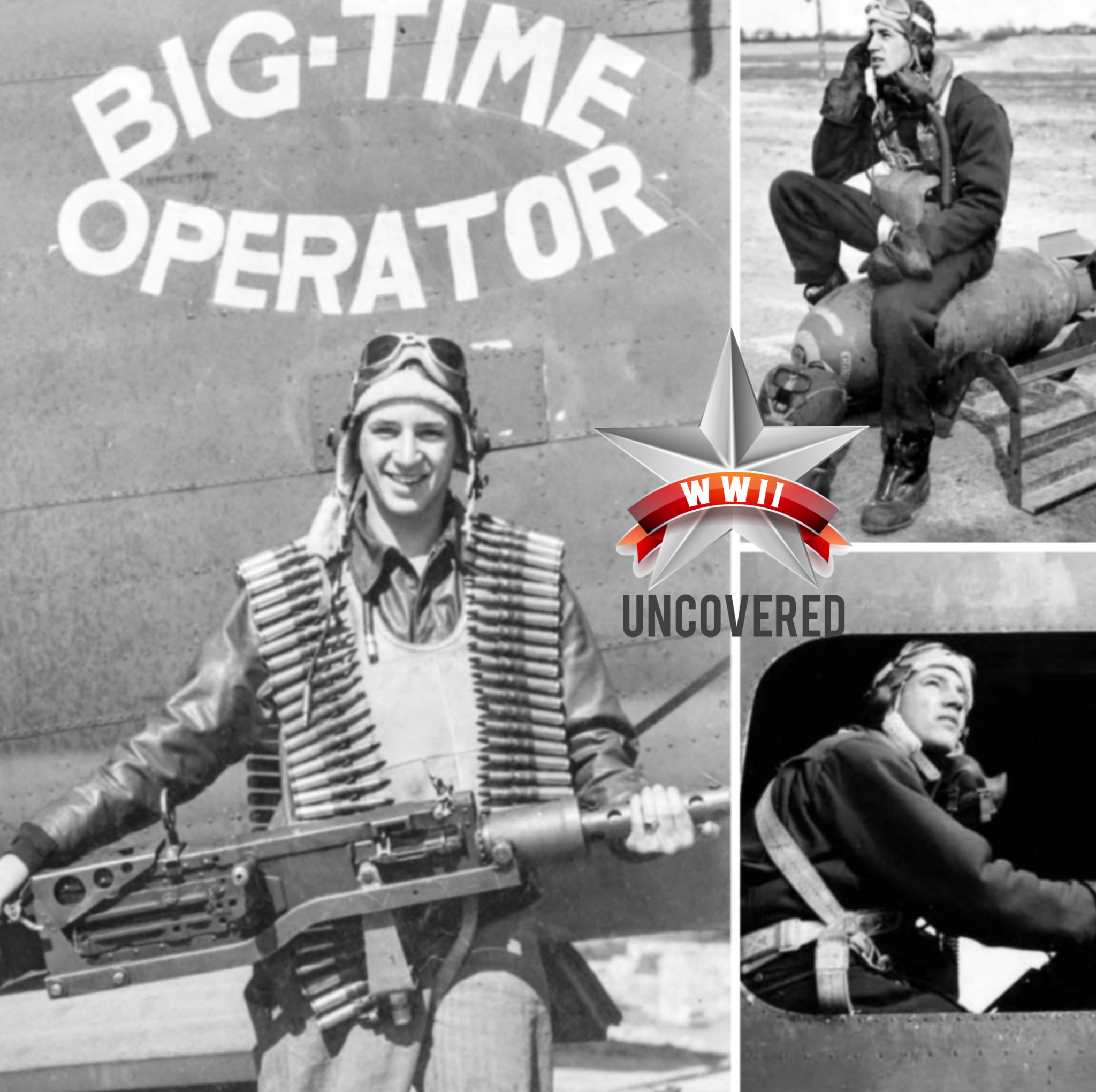The soldier was an aerial gunner during WWII.