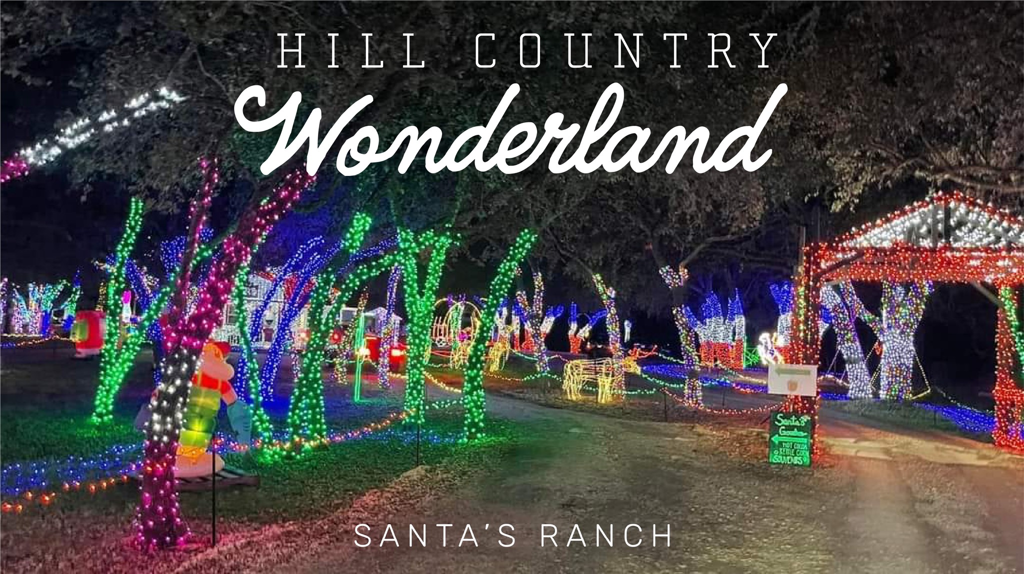 When Santa... - Santa's Ranch-Drive thru Christmas Light Park | Facebook
