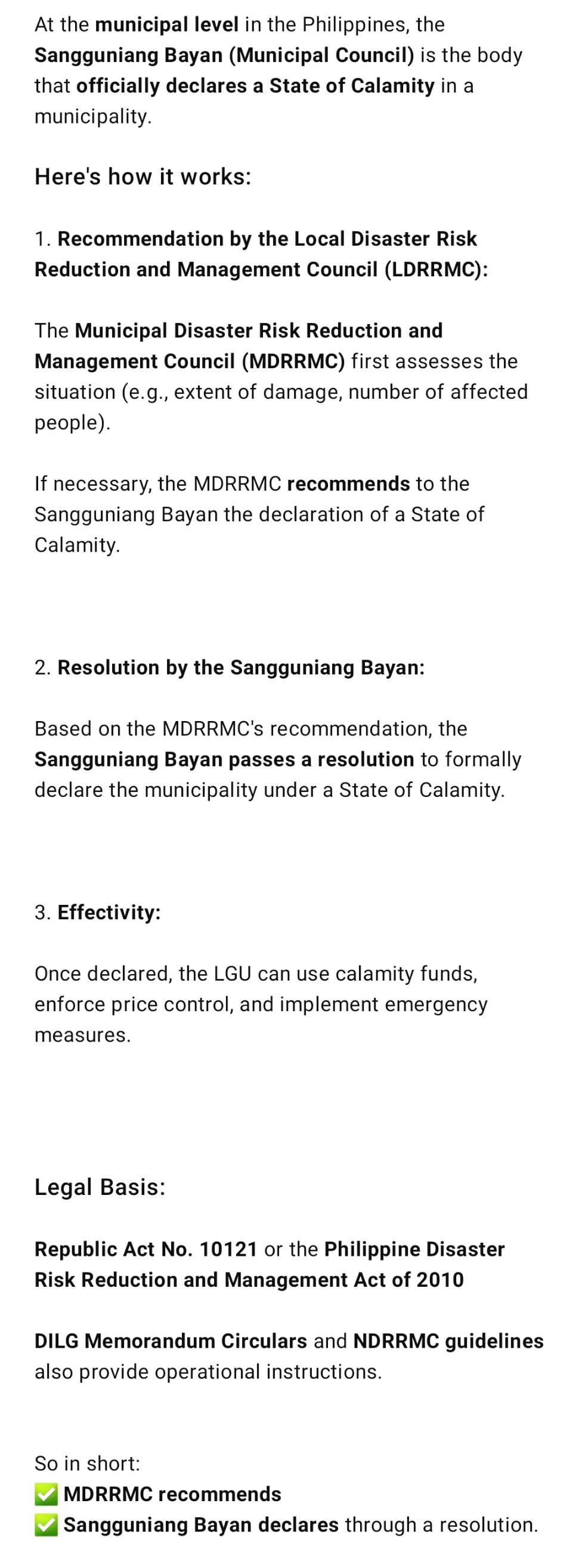 Sual Pang - At the municipal level in the Philippines, the... | Facebook