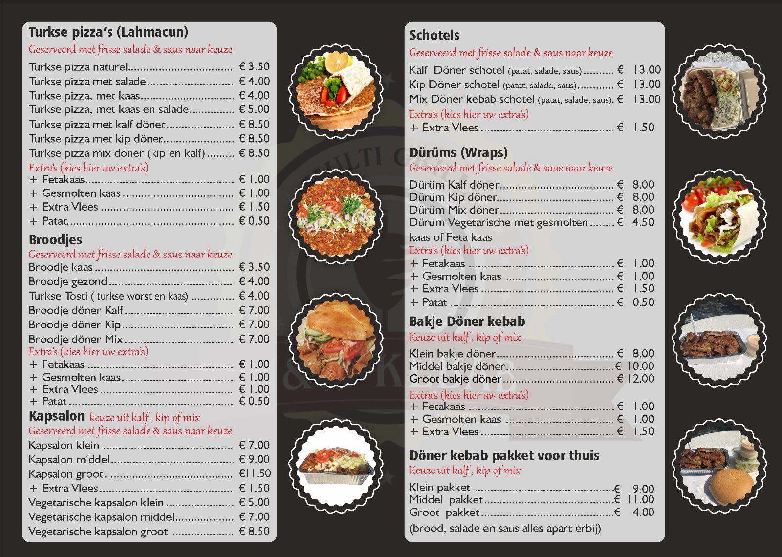 M&M Multi Grill Döner Kebab | Urk