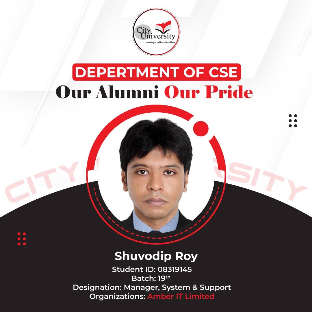 City University... - City University Department of CSE