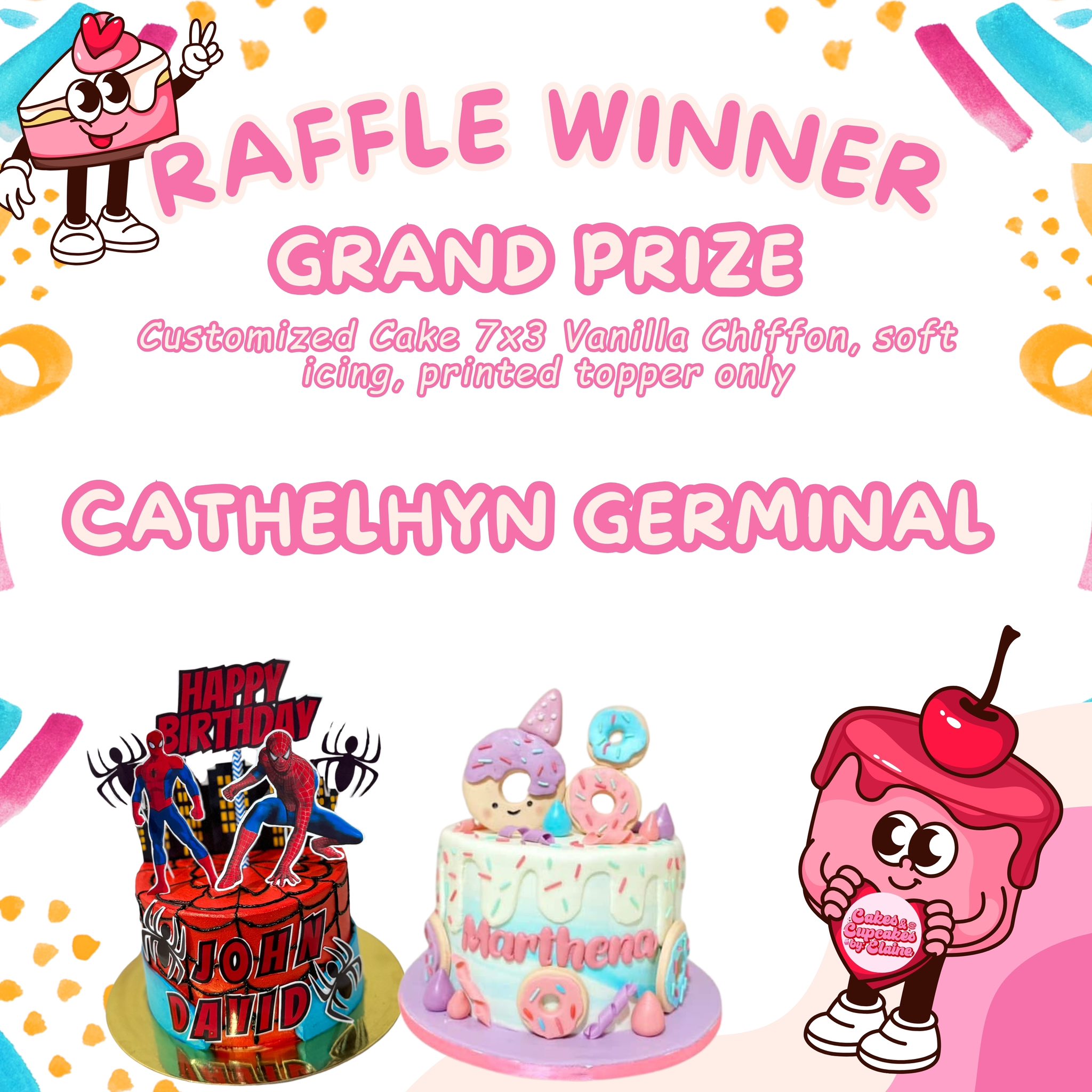 🎉 5th Anniversary Raffle... - Cakes & Cupcakes by Elaine | Facebook