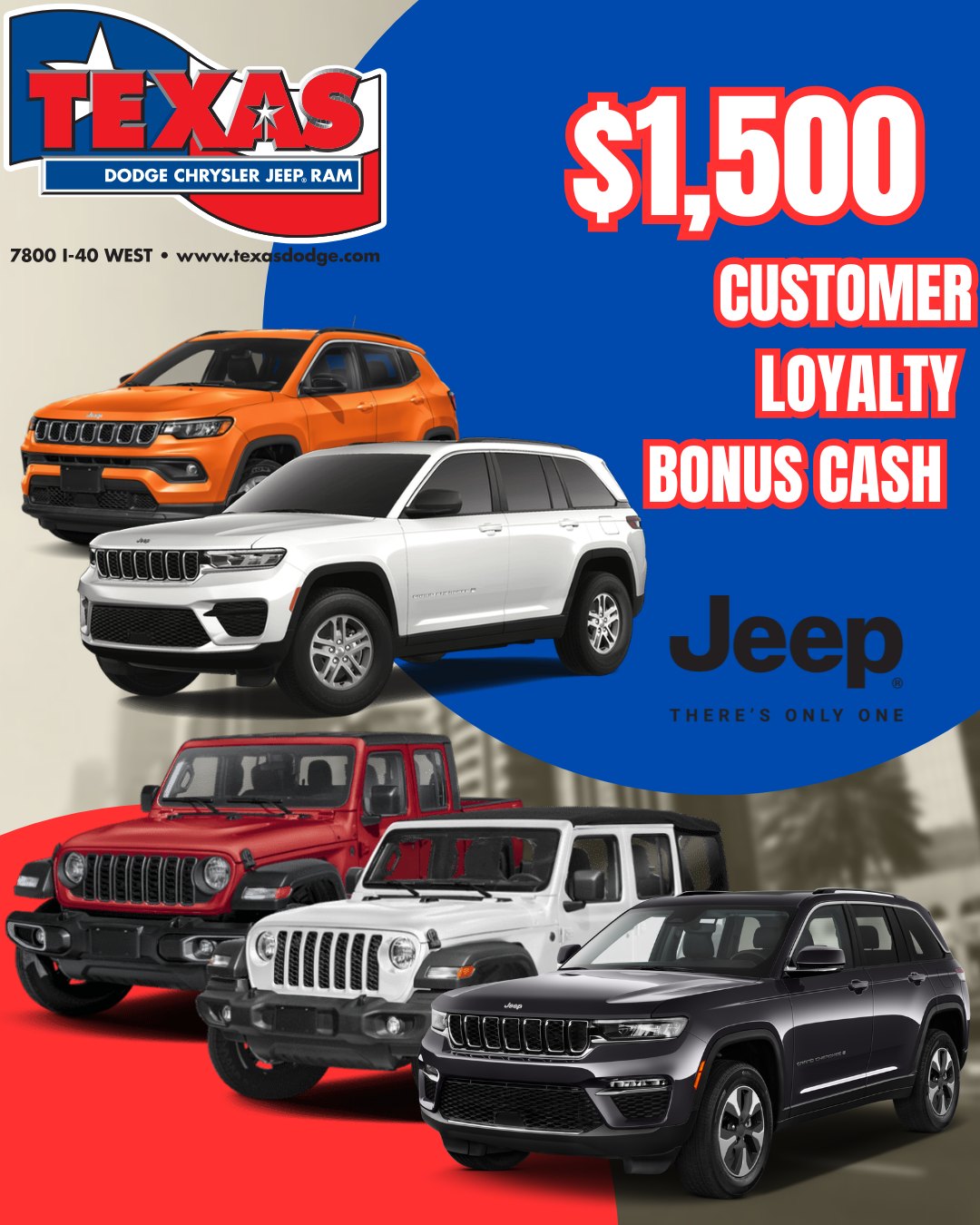 Texas Dodge - 🔥 JEEP LOYALTY EVENT 🔥 Attention Jeep... | Facebook