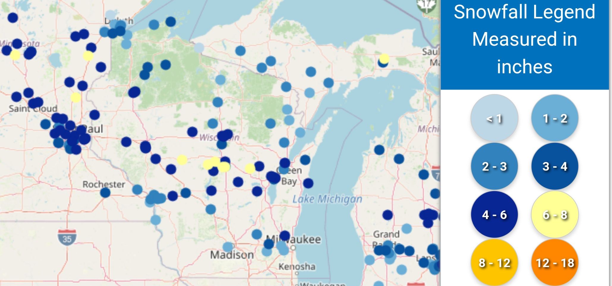 Northwoods - **24 HOUR SNOWFALL REPORTS** (12/9 & 12/10/25) - Here are ...