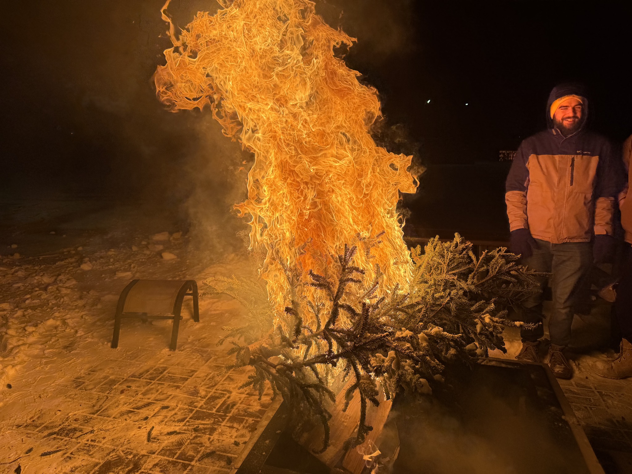 Diocese - On our first night, we had a roaring bonfire and s'mores to ...