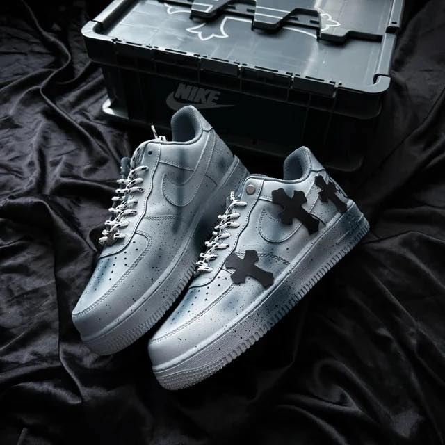 Nike Air Force 1 Low x Chrome Hearts ✝️🖤