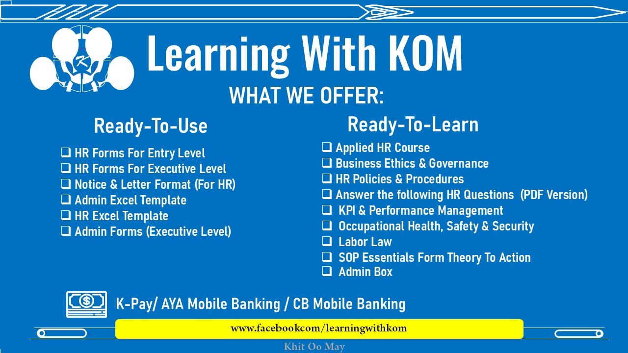Learning With KOM | Yangon