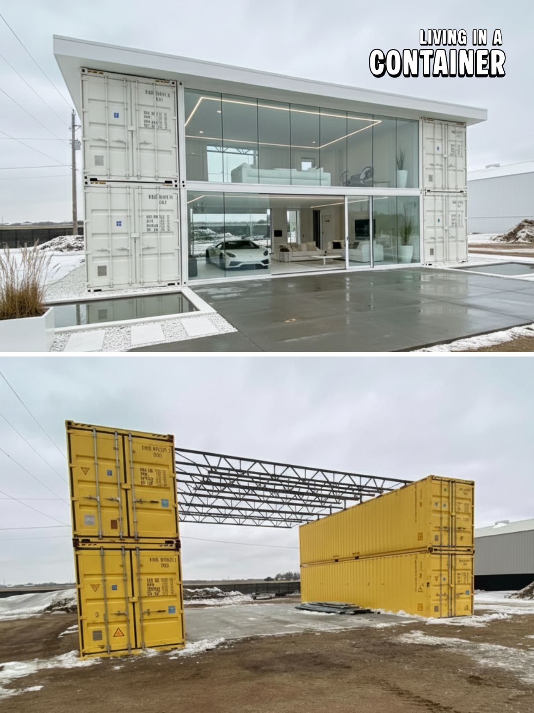 Living - From Raw Containers to Luxury Living! Take a look at this ...