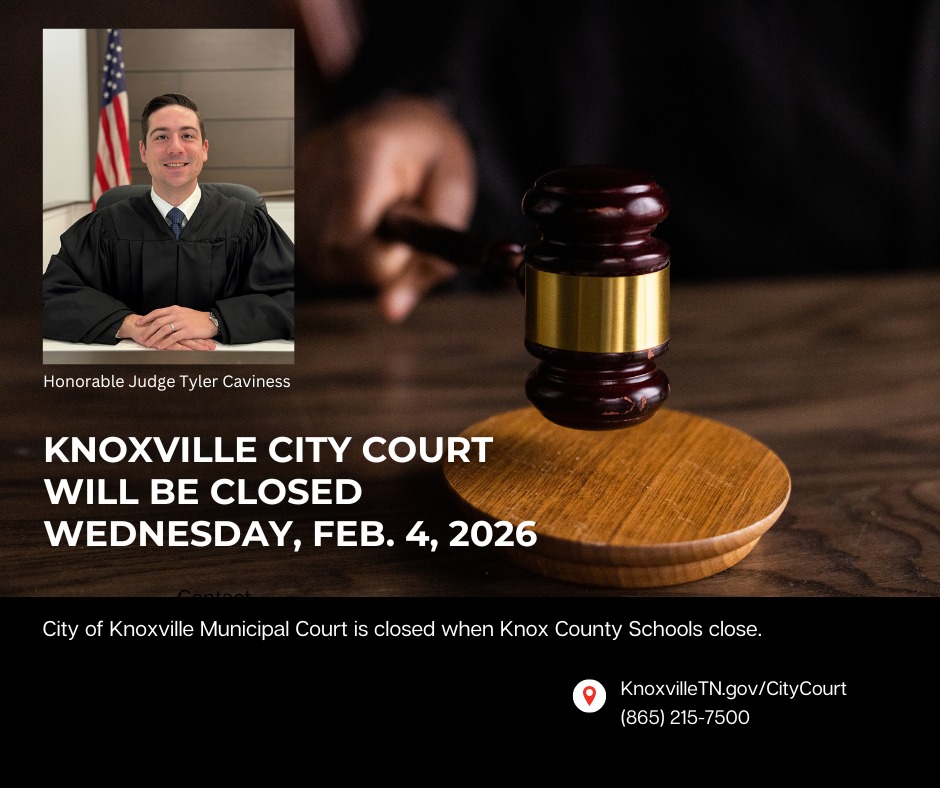 City - City Court will not be in session Wednesday, Feb. 4, 2026. Court ...