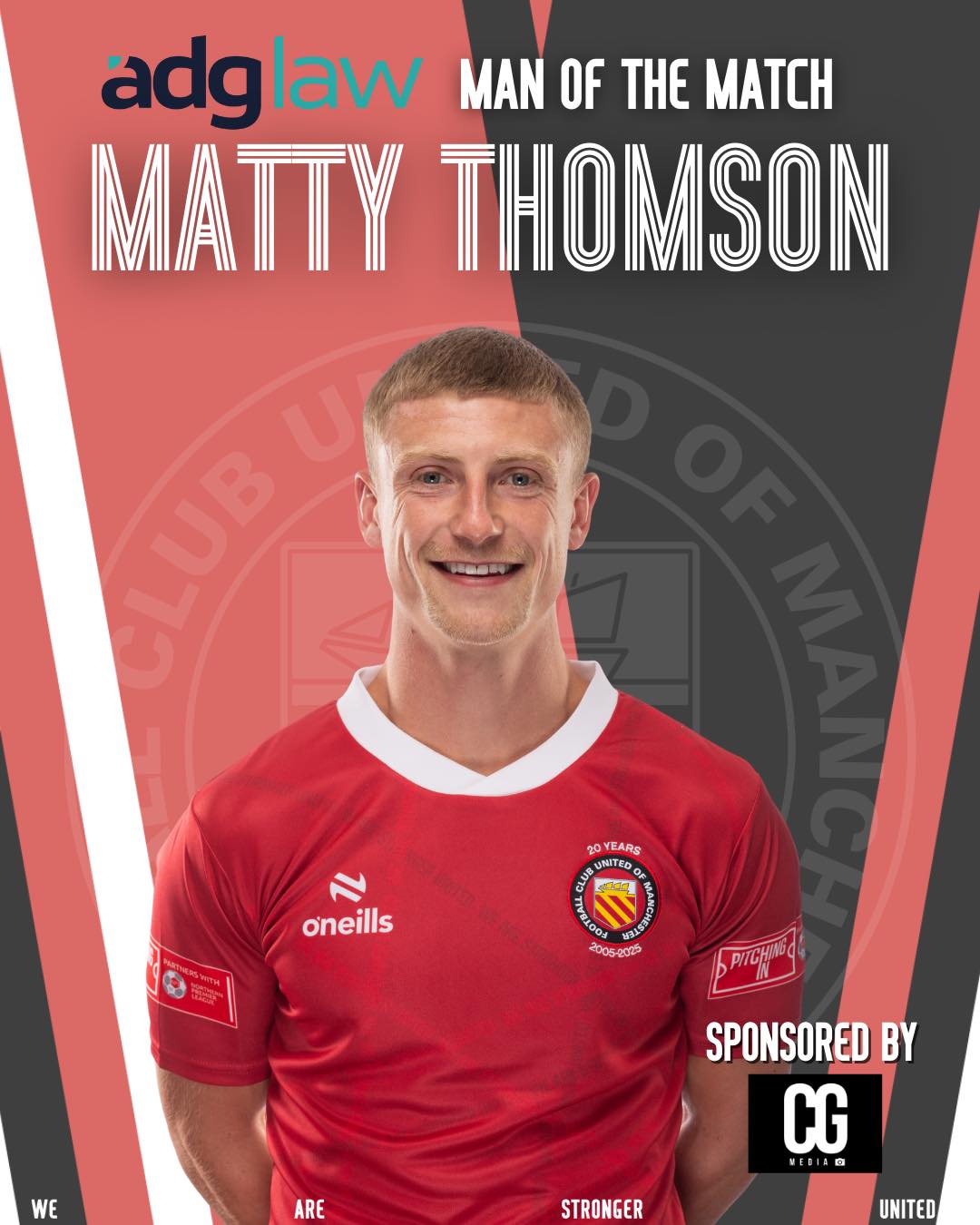 F.C - 🏆 MAN OF THE MATCH The ADG LAW Man Of The Match today at Leek ...