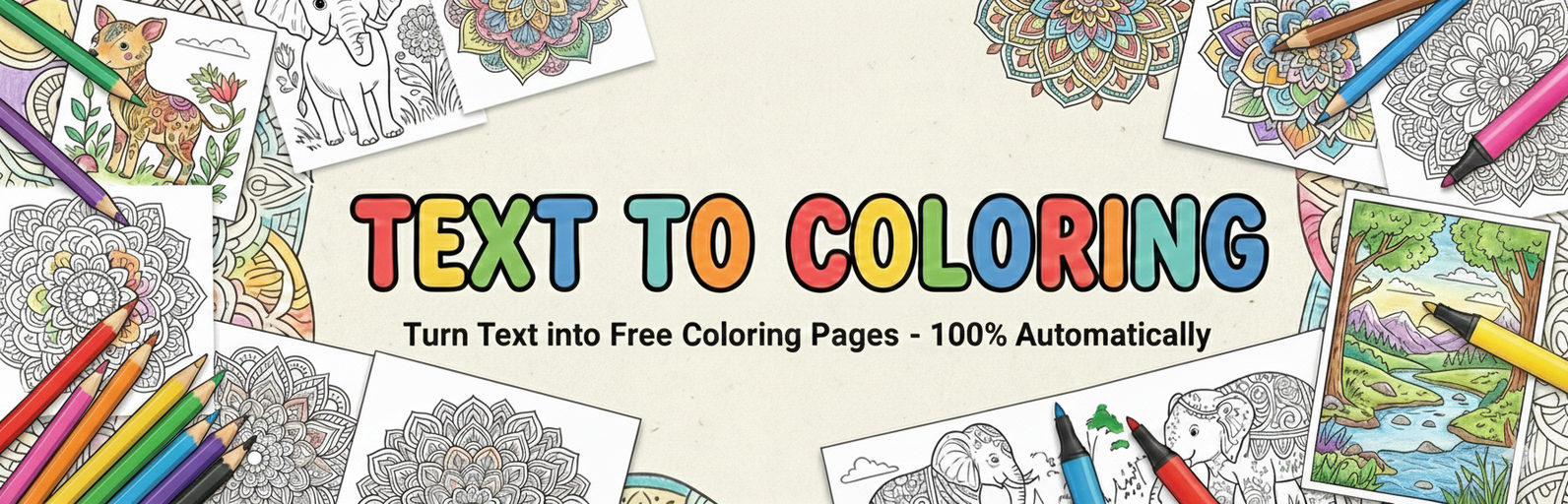 Text to Coloring - Free AI Coloring Pages
