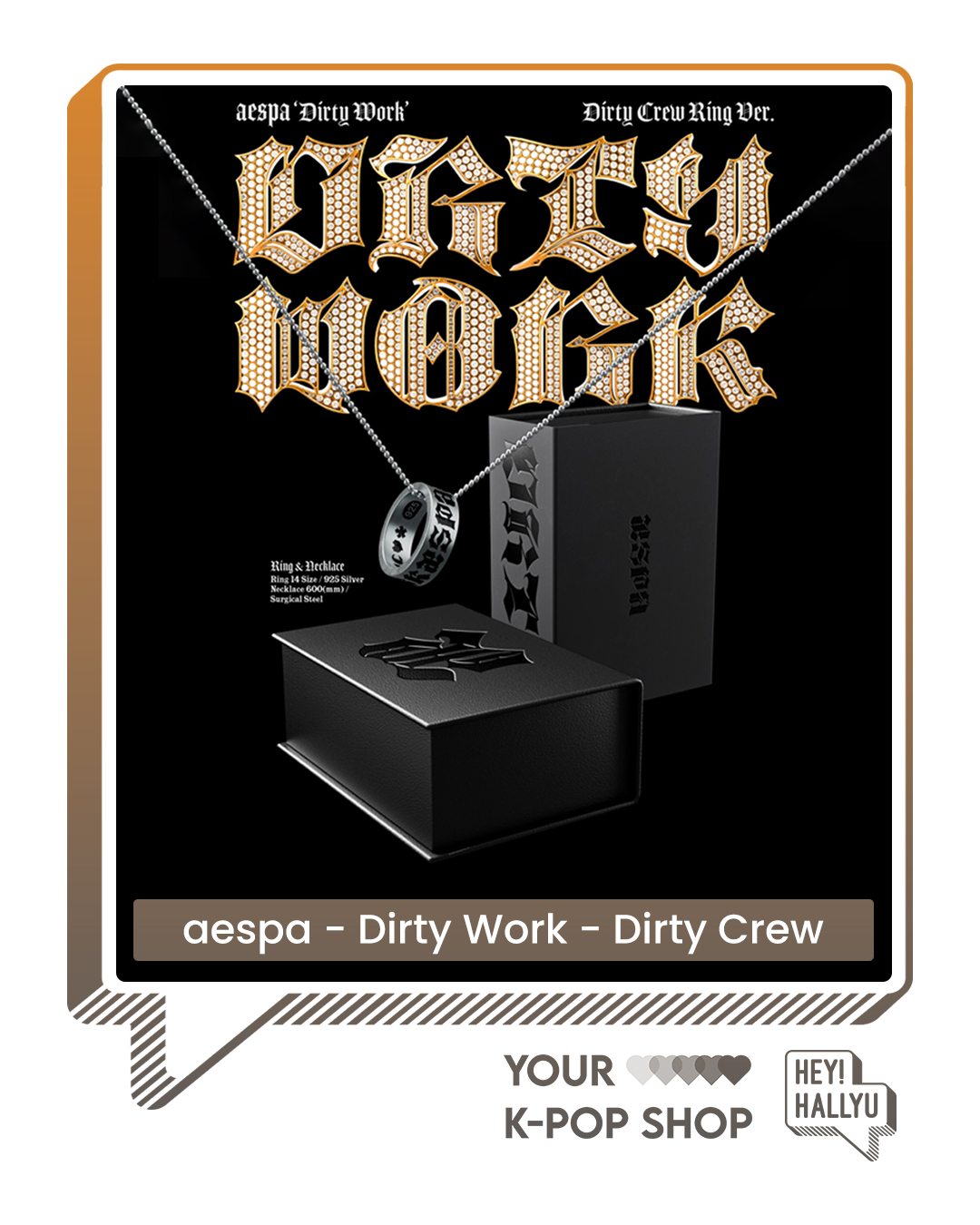 CD 【新品未開封】aespa Dirty Work Dirty Crew Ring