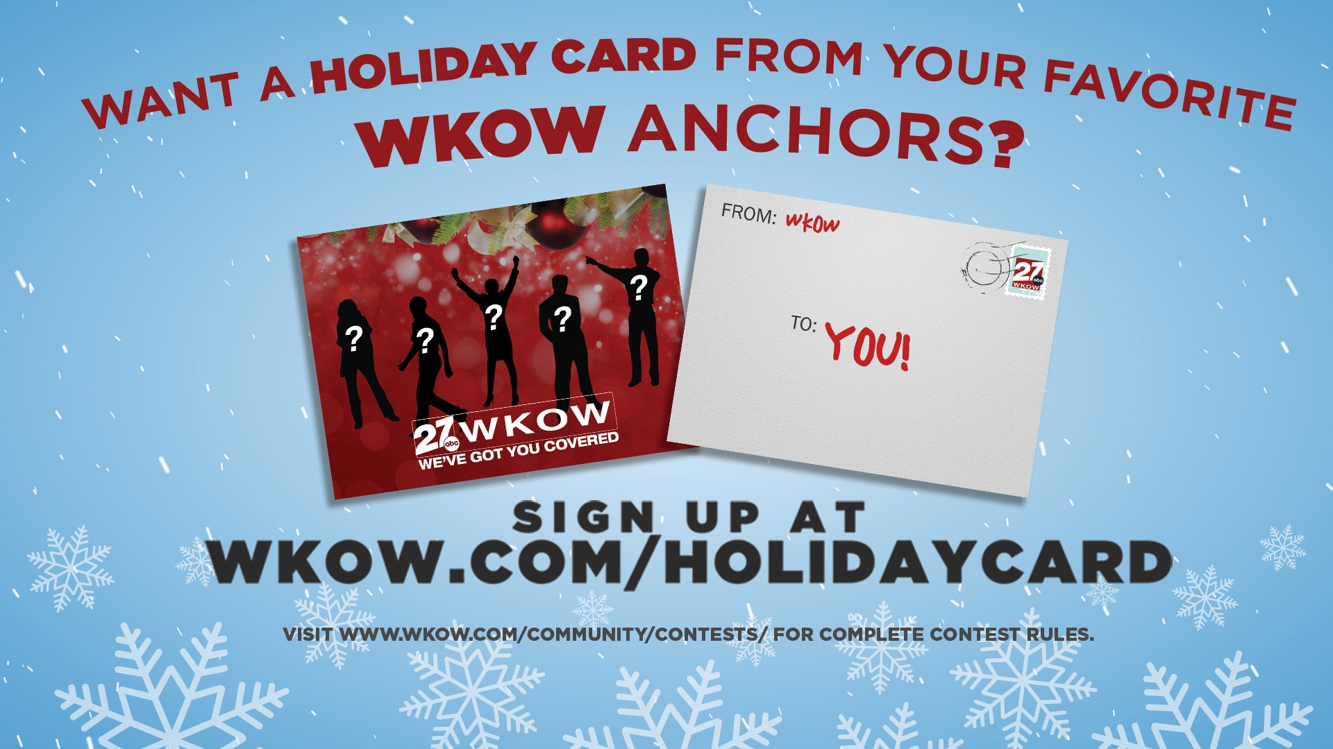 WKOW - 🎄'Tis the season! WKOW is once again sending Holiday Cards to ...