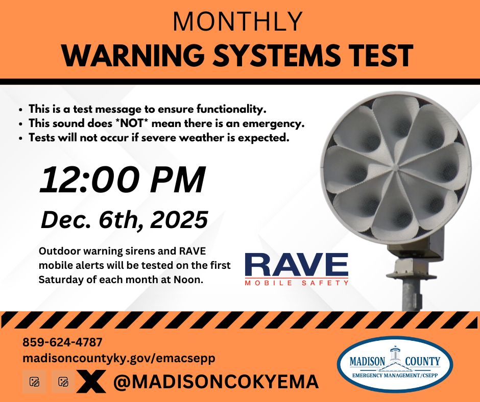 🚨 Monthly... - Madison County Emergency Management Agency | Facebook