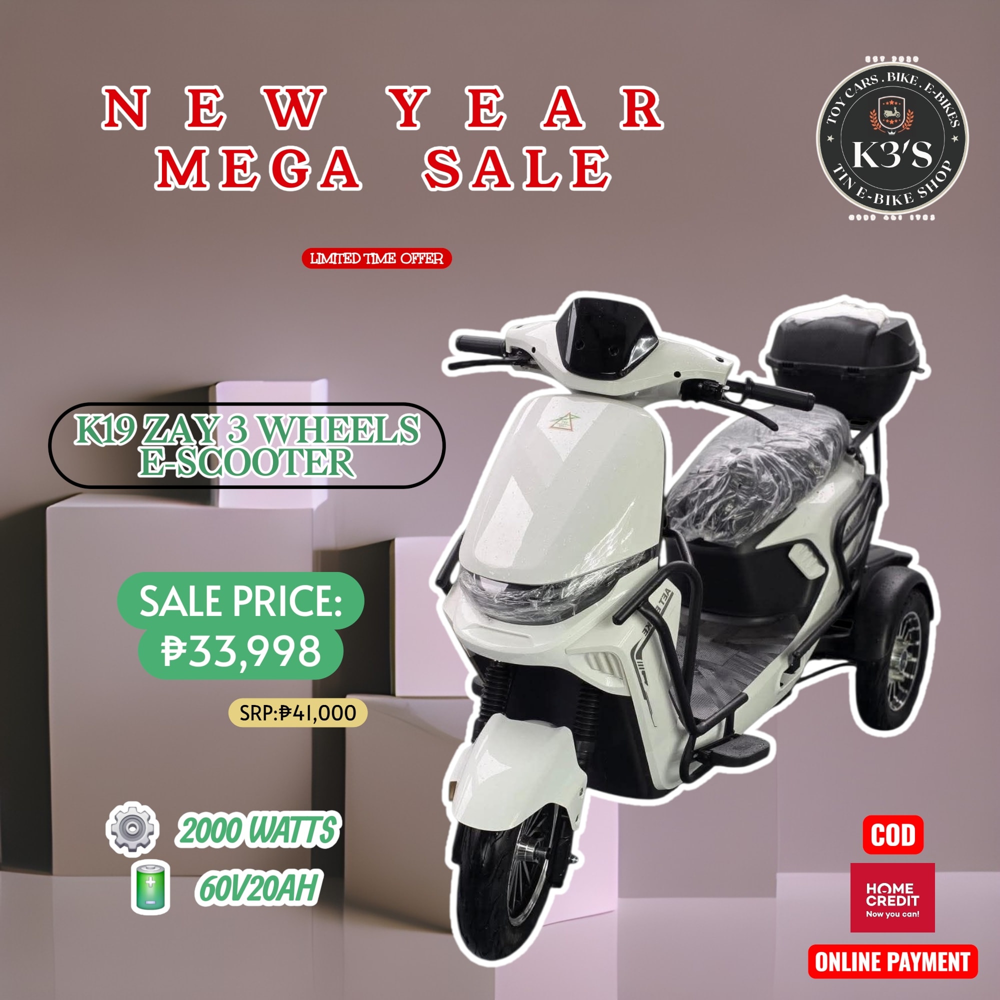 K3'S TIN E-Bike Shop added a new photo. - K3'S TIN E-Bike Shop