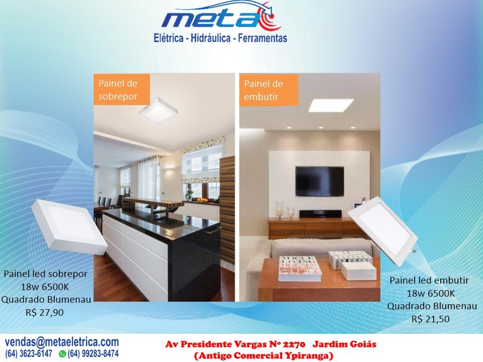 Meta - Paneis de led com excelentes preços você encontra aqui🤩 Av ...