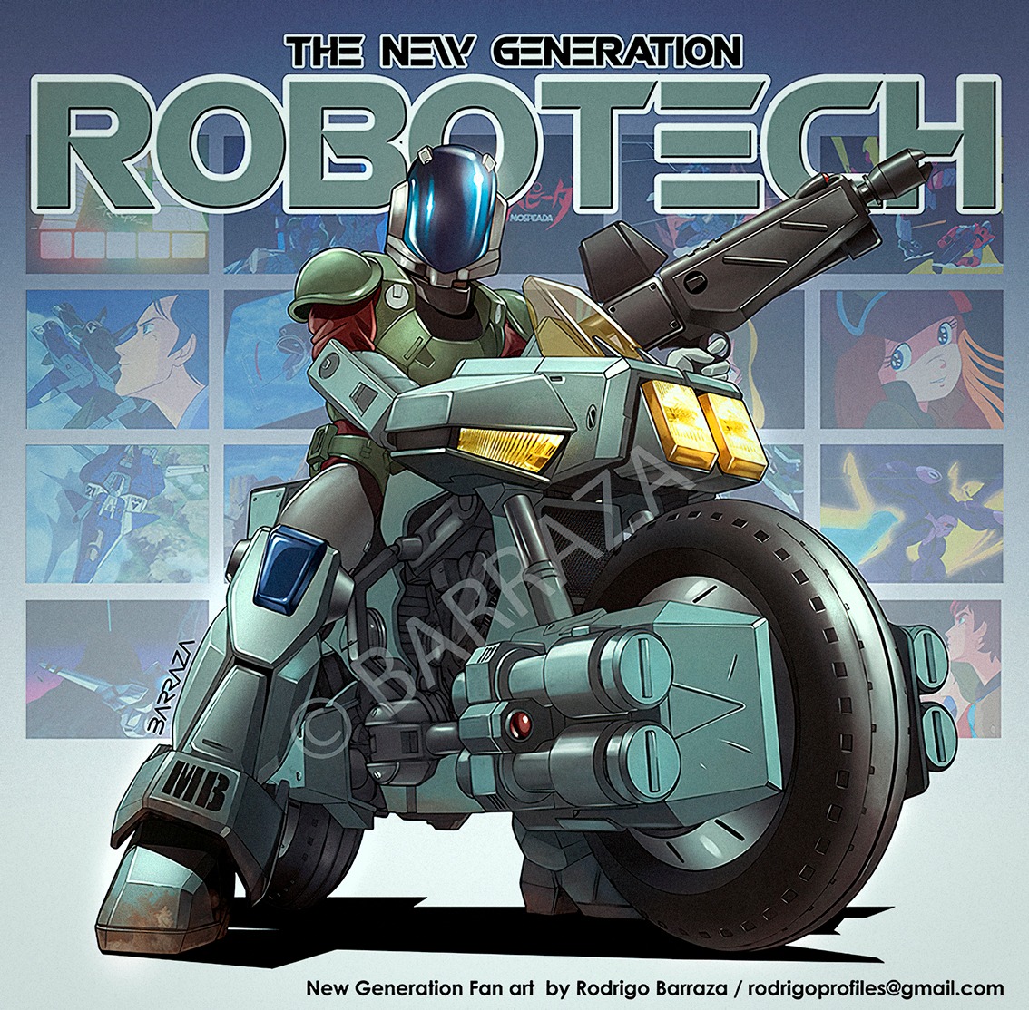 Robotech - New #Robotech: The New Generation fan art by Rodrigo Barraza ...