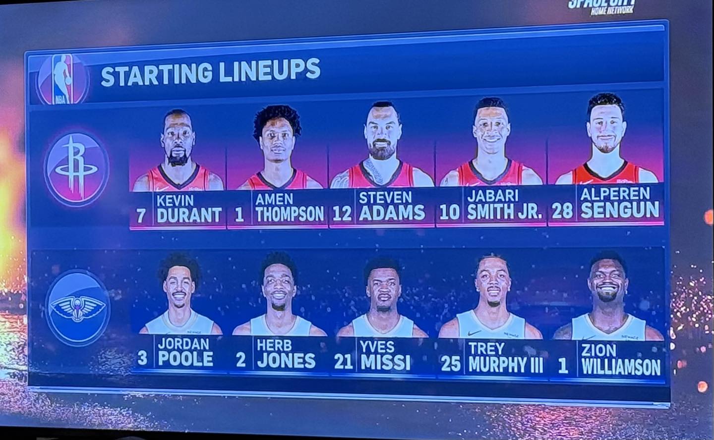 The SLG - That’s a big lineup for the Houston Rockets lol | Facebook