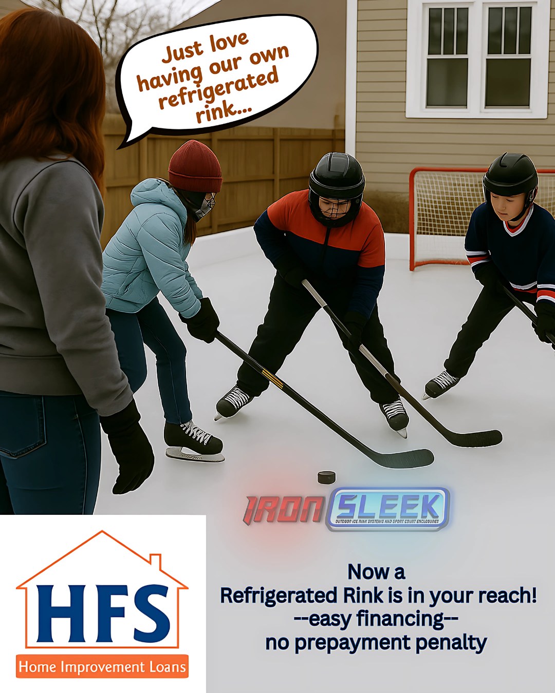 Iron Sleek Outdoor Ice Rink Systems | Addison IL