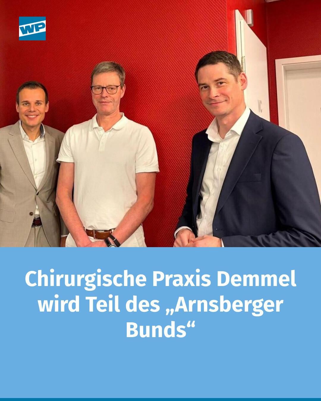Westfalenpost - Die renommierte Praxis von Michael Demmel wird ab 2026 ...