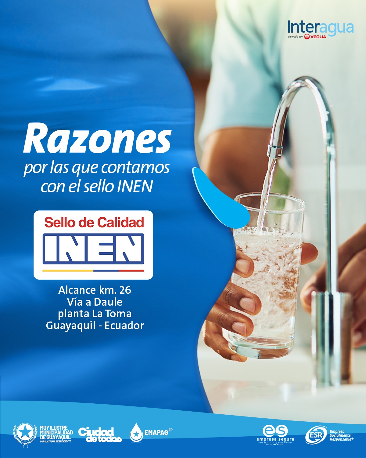 Interagua C. Ltda. - 👷‍♂️Trabajamos ágilmente para restablecer el ...