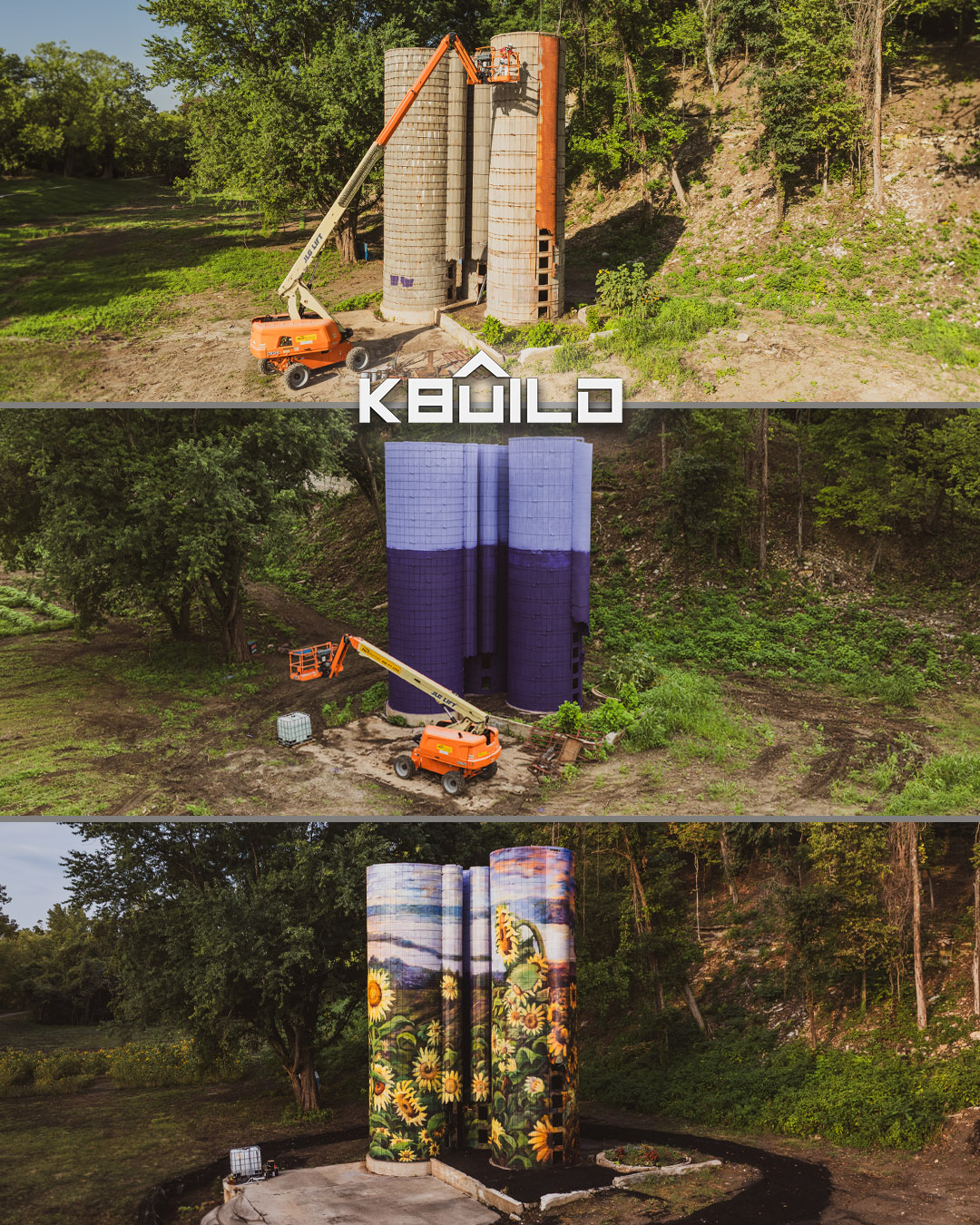 K-Build - This epic silo restoration gave new life to Sunflower Hill ...