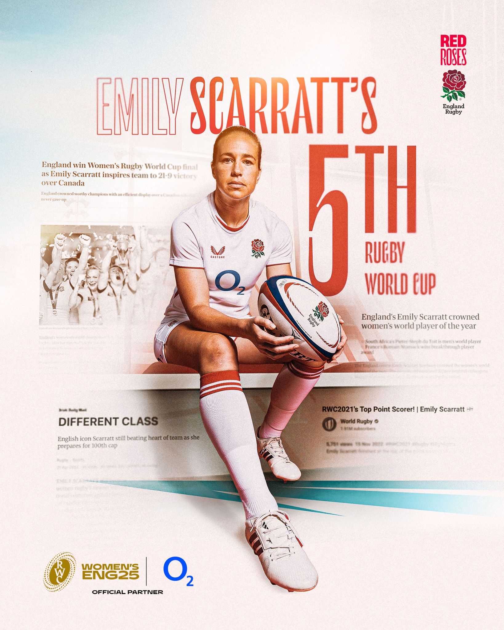 England - Ready for a record-equalling fifth Women's Rugby World Cup! 👏 ...