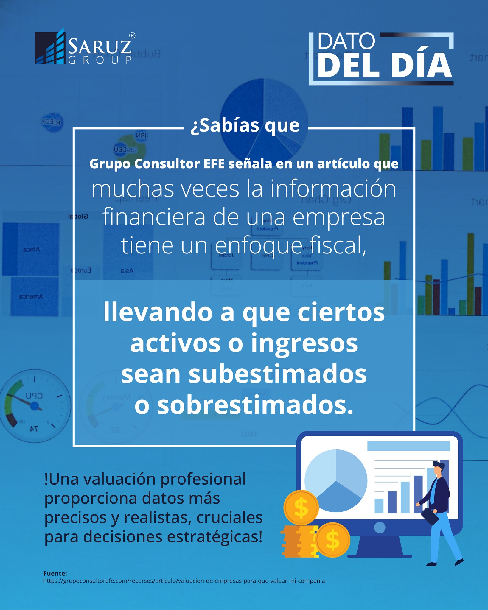 Saruz - 🤔¿Sabías que una valuación adecuada puede revelar el verdadero ...