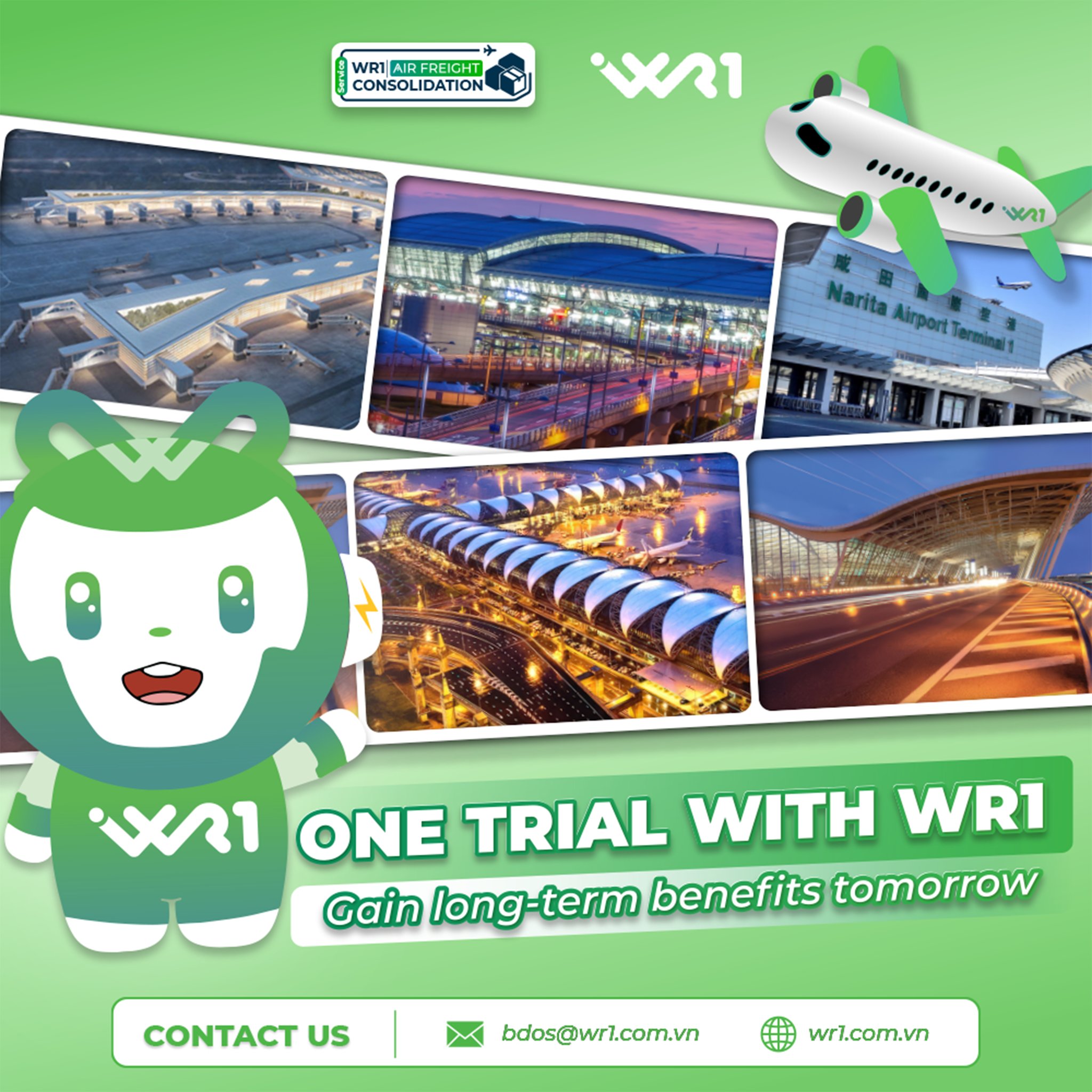 WR1 NVOCC - ️[WR1 Air Freight Consolidation] One Trial... | Facebook