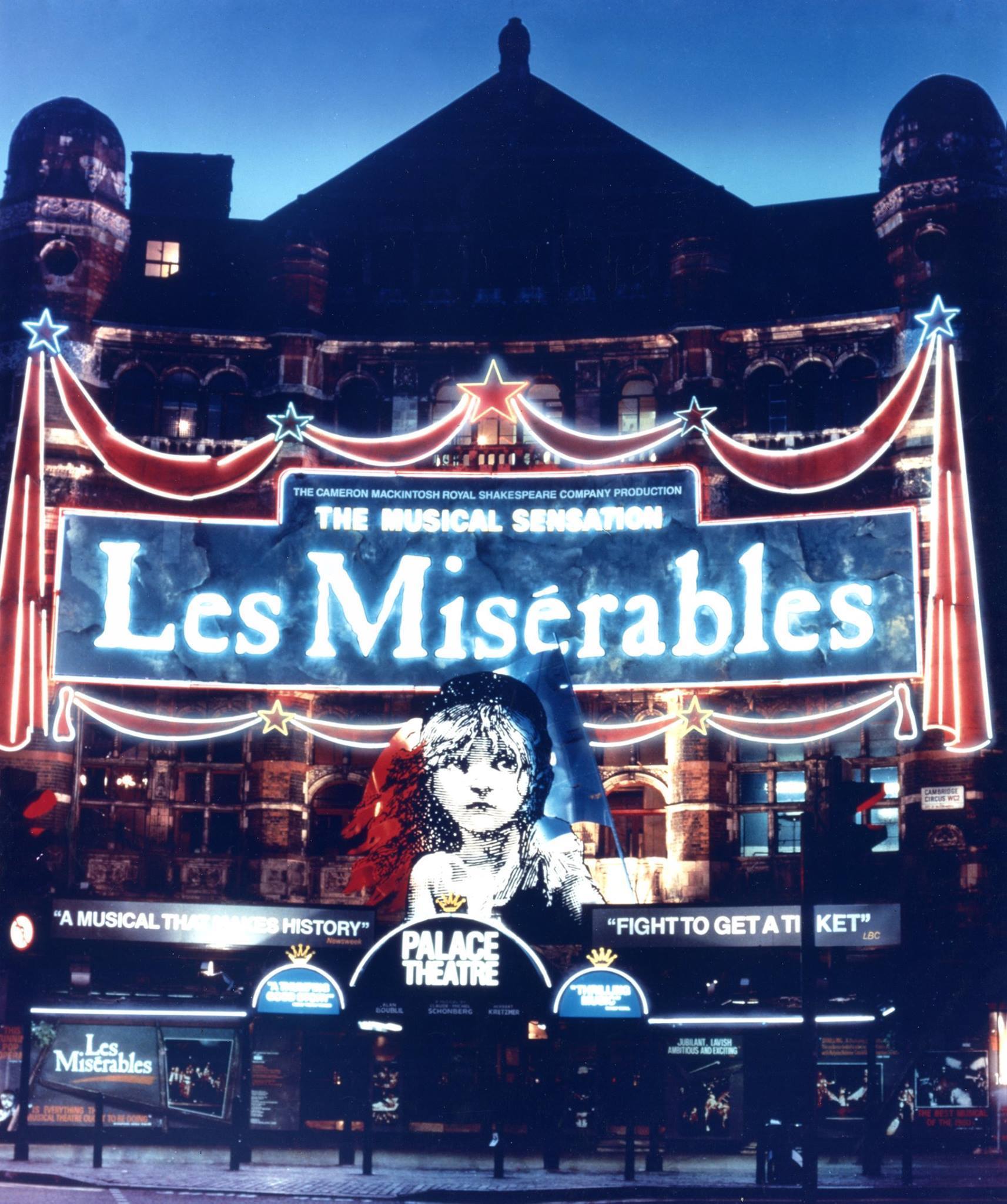 Les - The Palace Theatre our London home from Dec 1985 to March 