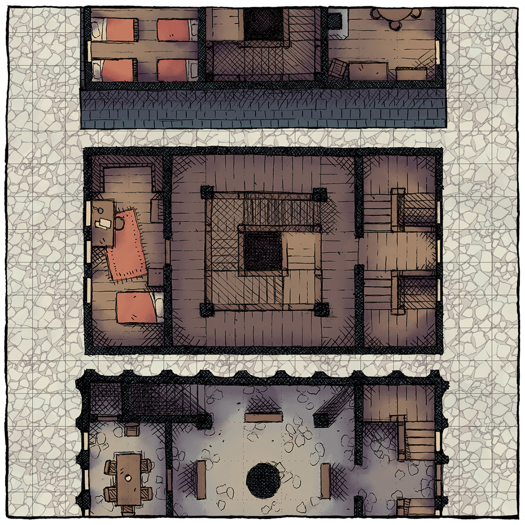 This Hallowed Hall map is designed as... - 2-Minute Tabletop | Facebook