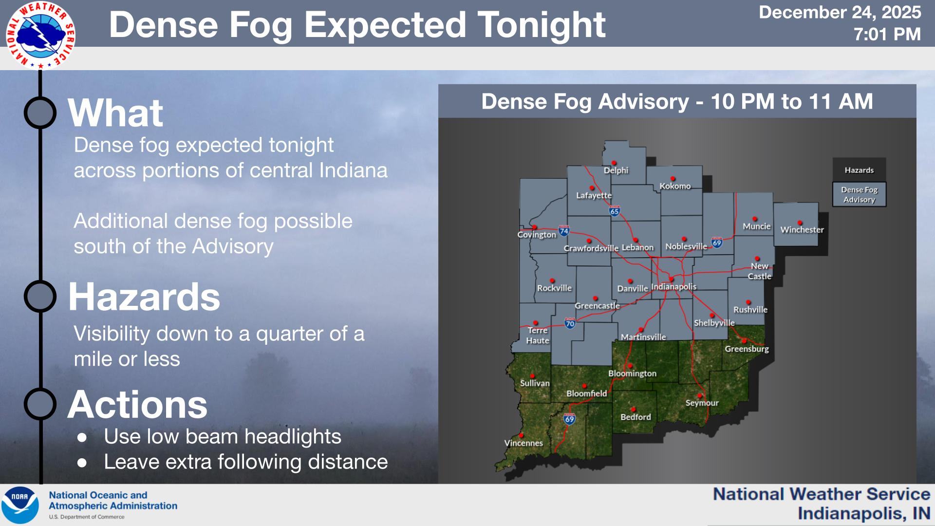 A Dense... - US National Weather Service Indianapolis Indiana | Facebook