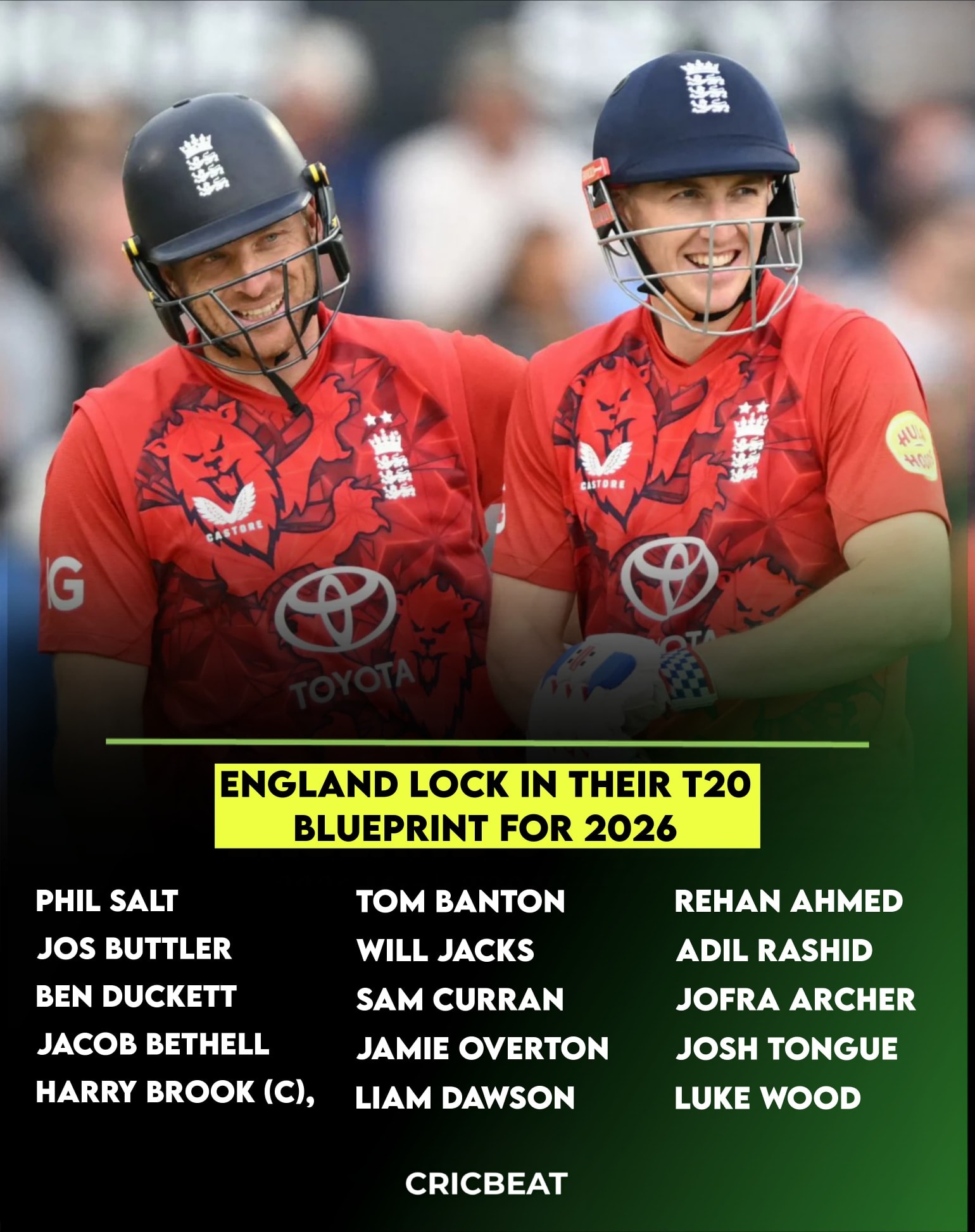 CricBeat - England Lock In Their T20 Blueprint for 2026 💥 England have ...