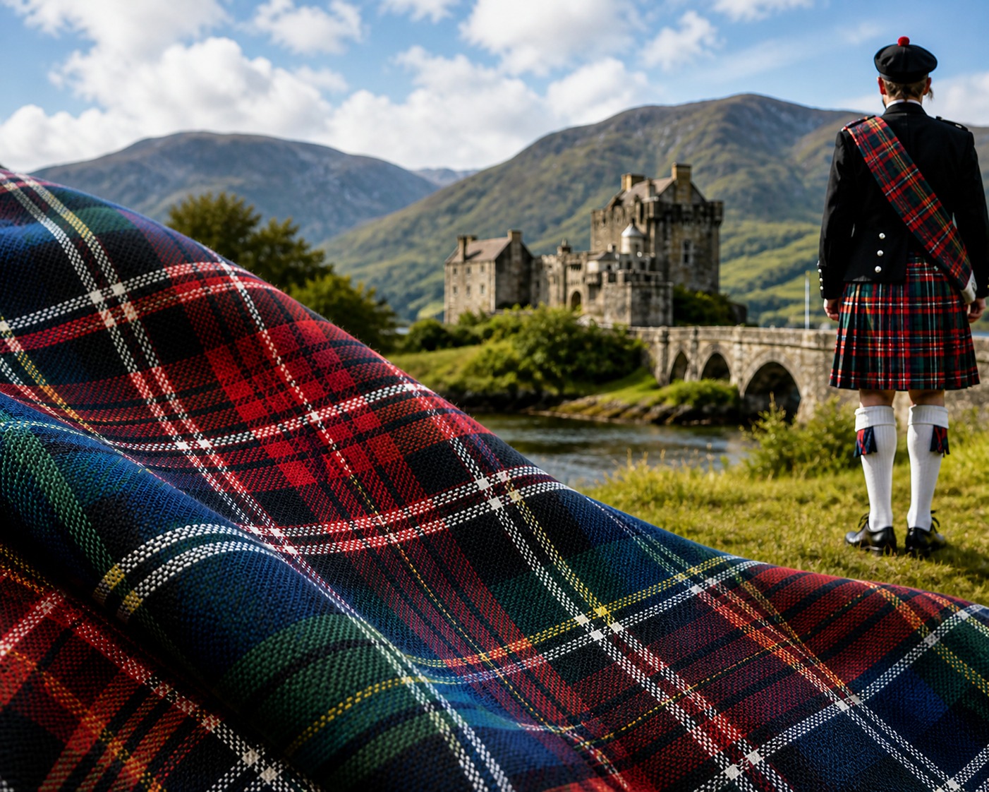 Tartan City Cornemuse Écossaise En Palissandre Naturel Avec Éléments Argentés - Ensemble Complet