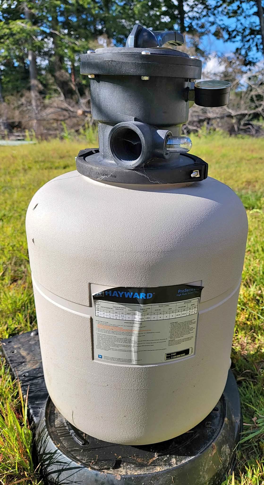 Hayward S166T sand pool filter - Pools & Spas - New Ipswich, New ...