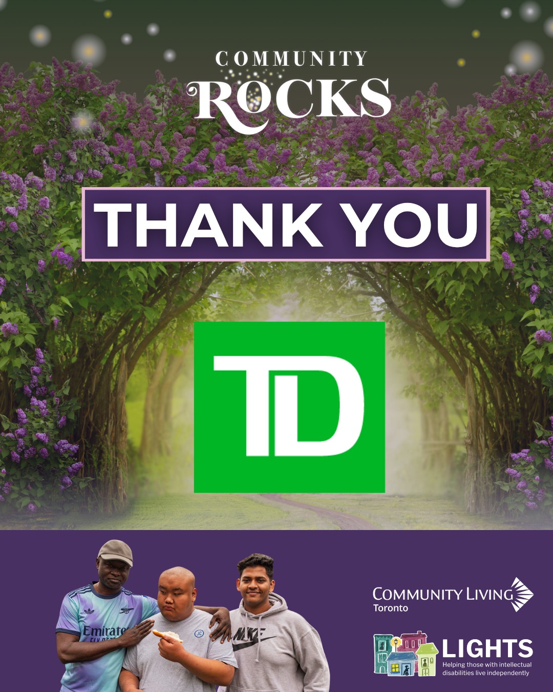 Community - Thank You, TD Securities for joining Community Rocks as a ...
