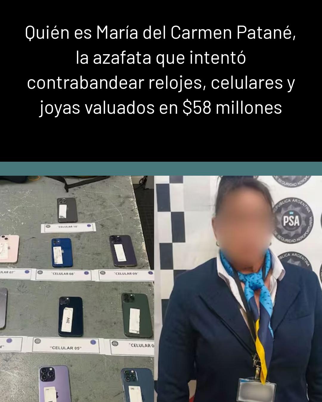 La - https://ow.ly/tnCC50WEYfU Quién es María del Carmen Patané, la ...