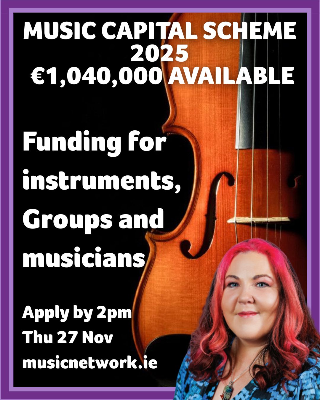 Nuala - Applications are now open for the Music Capital Scheme 2025 ...